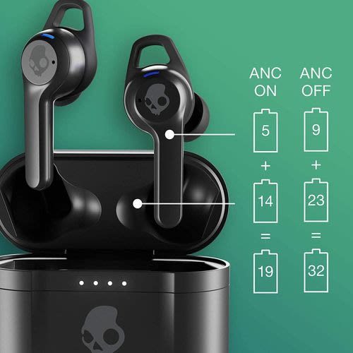 Indy Anc True Wireless Noise Cancelling In-ear Earbud - True Black