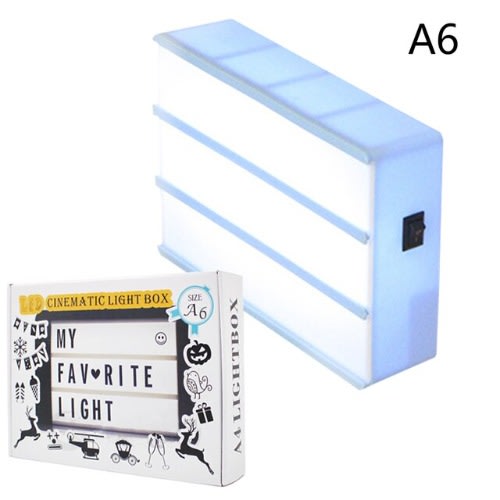 Led Cinematic Light Box - A6 Size