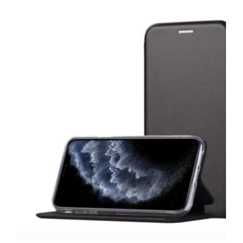Leather Flip Case For Oppo A96 - Black