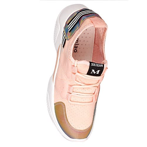 Ladies Senmi Sport Sneakers - Peach