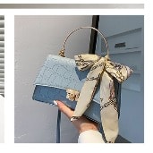 Women's Handbags- Blue