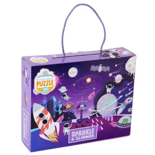 Sparkle And Shimmer Outer Space Puzzle- 150 Pieces