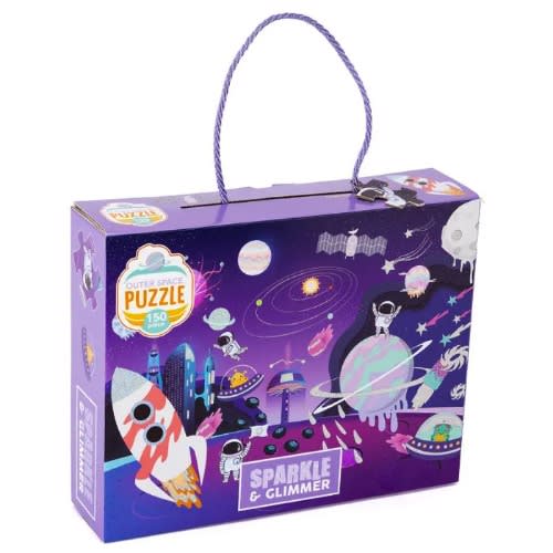 Sparkle And Shimmer Outer Space Puzzle- 150 Pieces