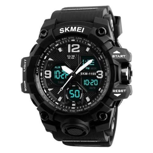 Silicon Analog Digital Men’s Wrist Watch