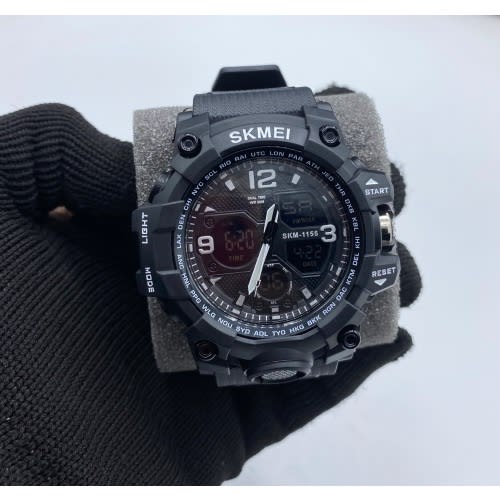 Silicon Analog Digital Men’s Wrist Watch
