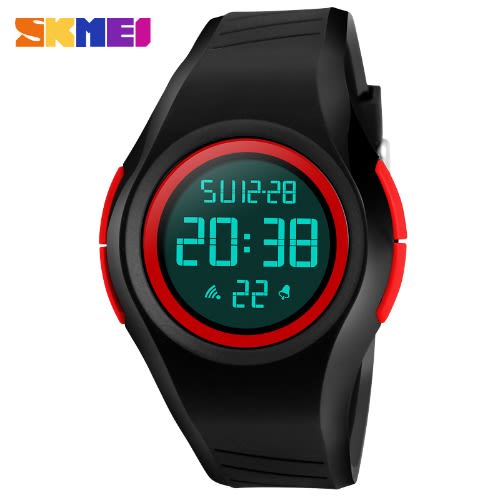 Unisex Digital Wristwatch-1269-Red