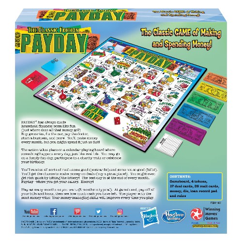 The Classic Board Game Of Managing Money Payday
