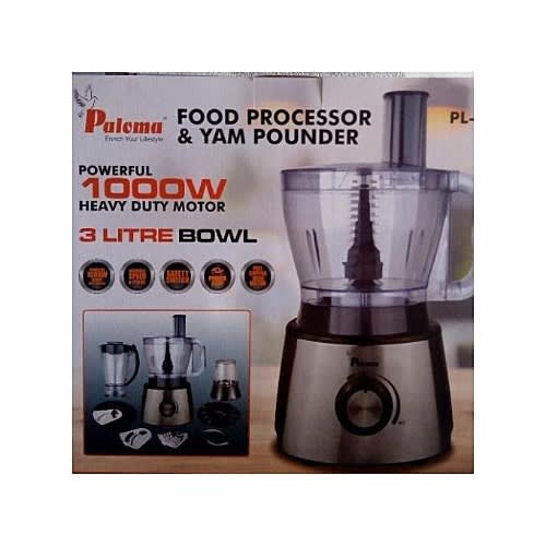 Food Processor And Yam Pounder - 1000watts - 2L