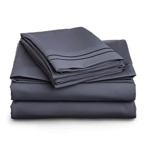 Bamboo Essence 2000 Series 6 Piece Bed Sheet Set - Black