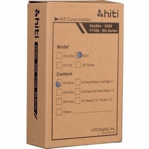 Hiti S420 Photo Paper Printer - 50 Prints