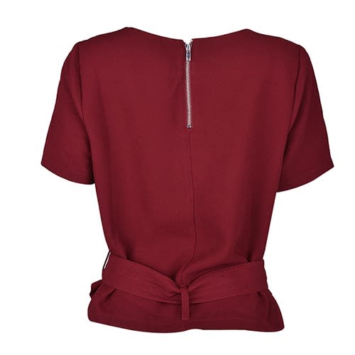 Belt Top - Maroon