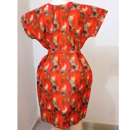 Ankara Dress With Belt And Front Pocket /merternity Gown