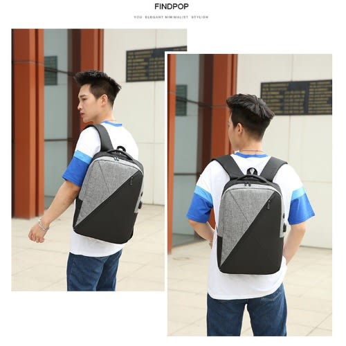 15 Inches Travel Laptop Backpack - Business Anti Theft With USB Port