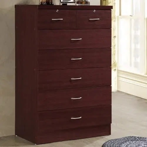 Chest Drawer - Mahogany