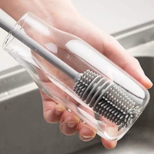 Silicone Bottle Cleaning Brush - Long Handle