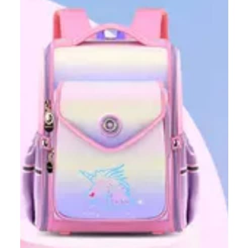 Waterproof School Backpack - Pink