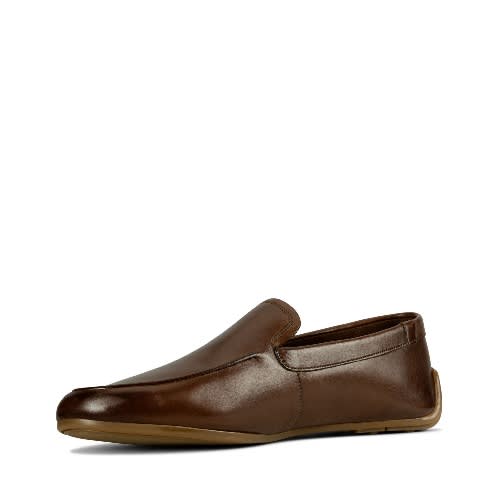 Reazor Plain British Tan Leather Shoe
