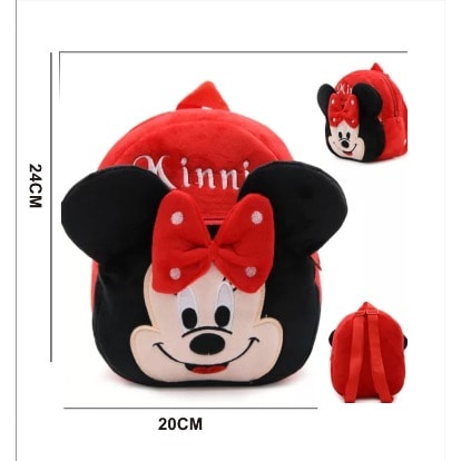 Toddler Minnie Cartoon Plush Kids Bag 1-3 Years