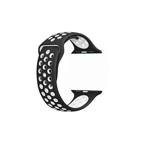 Smart Watch Band Strap With White dot -42mm/44mm - Black