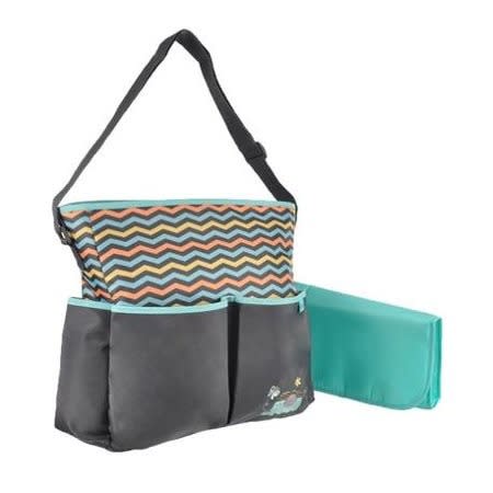 8-Pocket Tote Diaper Bag - Elephant