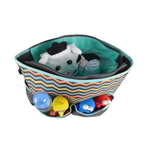 8-Pocket Tote Diaper Bag - Elephant