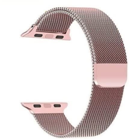 Stainless Steel Iwatch Strap - 42mm - 44mm - Rose Gold