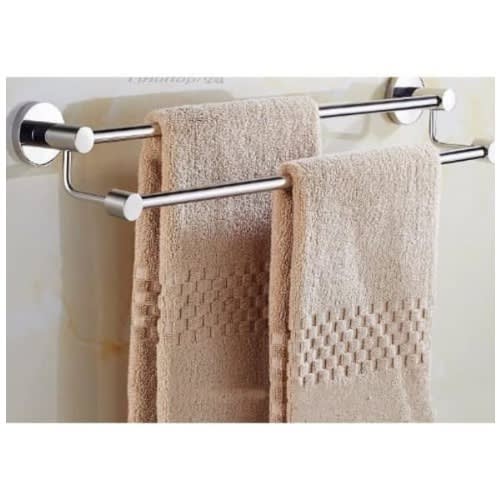 Double Pole Towel Rail - 70cm