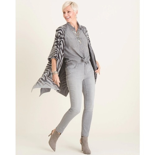 Secret Stretch Jeggings- Grey