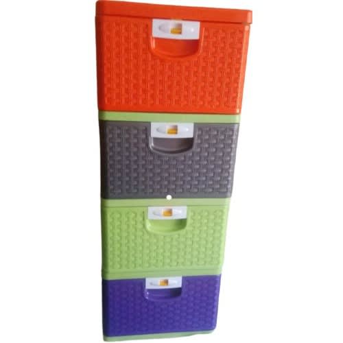 Junior Jublee Plastic Storage Drawer For Kids- Multicolor