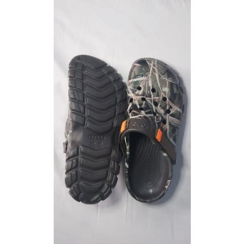 Patterned Offroad Sport Crocs - Brown