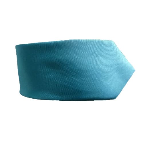 Men's Plain Tie - Teal Green - MT-4413
