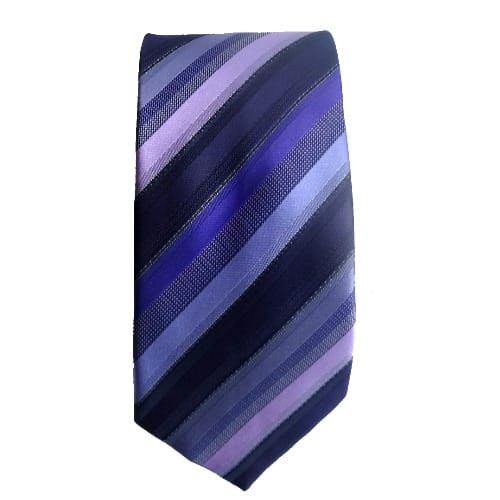 Men's Striped Tie - Multicolour - MT-4353