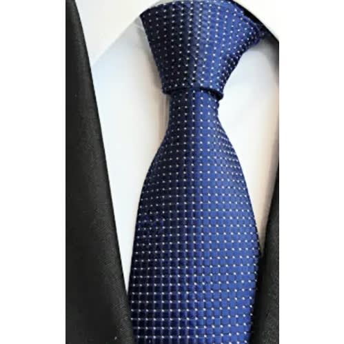 Long Tie For Men - Navy Blue
