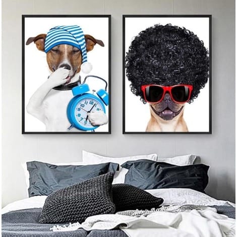Artwork Painting -- Dog Art