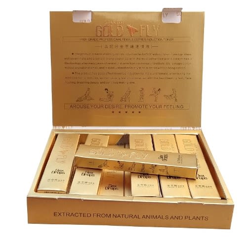 Spanish Gold Women Libido Booster - 12 Tube in the Box - 5ml Per Tube