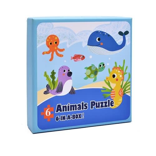 Kids Learning Animals & Matching Puzzle - Sea Animals