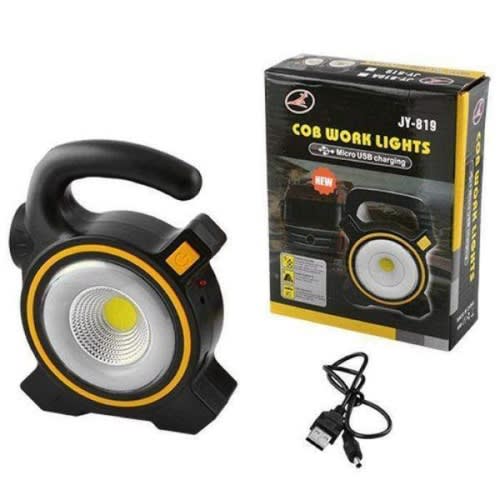 Jy-819 10w Solar And Usb Charging Rechargeable LED Cob Work Light