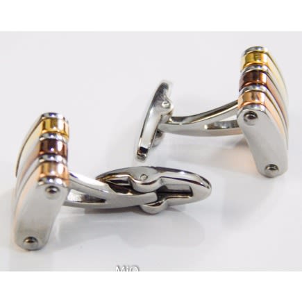 3 Toned Cufflinks