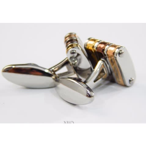 3 Toned Cufflinks