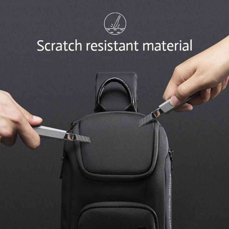 Bange BG-7565 Men Waterproof Anti-theft Body Chest Bag