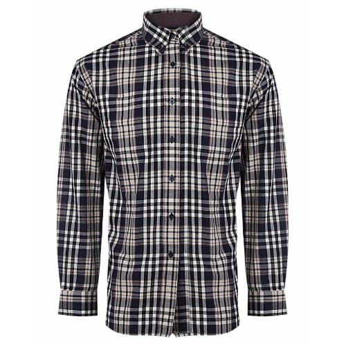 Men's Regular Pocket Check Shirt - Multicolour