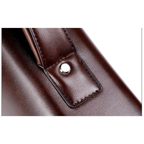Executive Genuine Leather Men's Passcode Briefcase Handbag