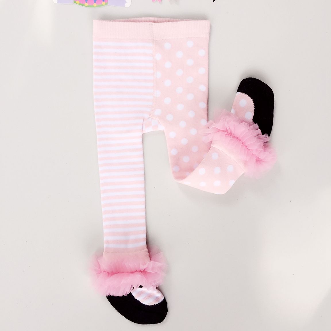 Sweet Princess Little Girl Pantyhose Cute Stripe Baby Tights