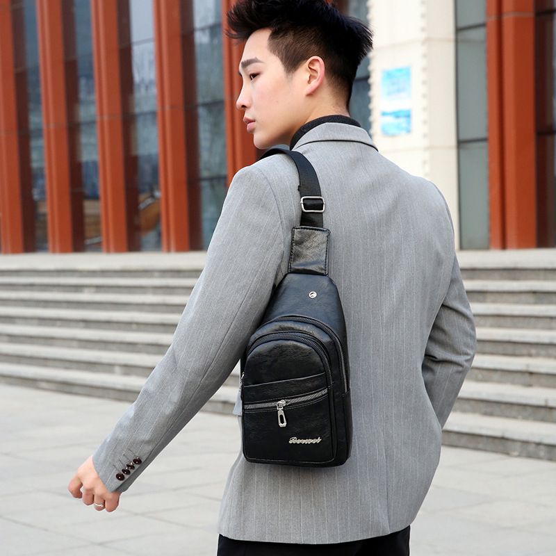 Men Bag Men Chest Bag Men Wallet Men Belt 3 In 1