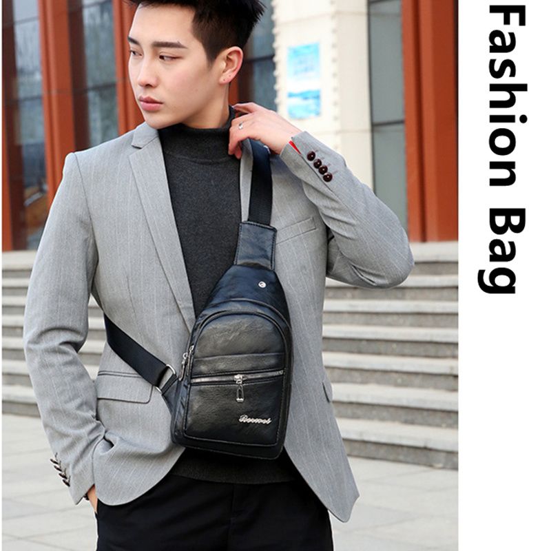 Men Bag Men Chest Bag Men Wallet Men Belt 3 In 1