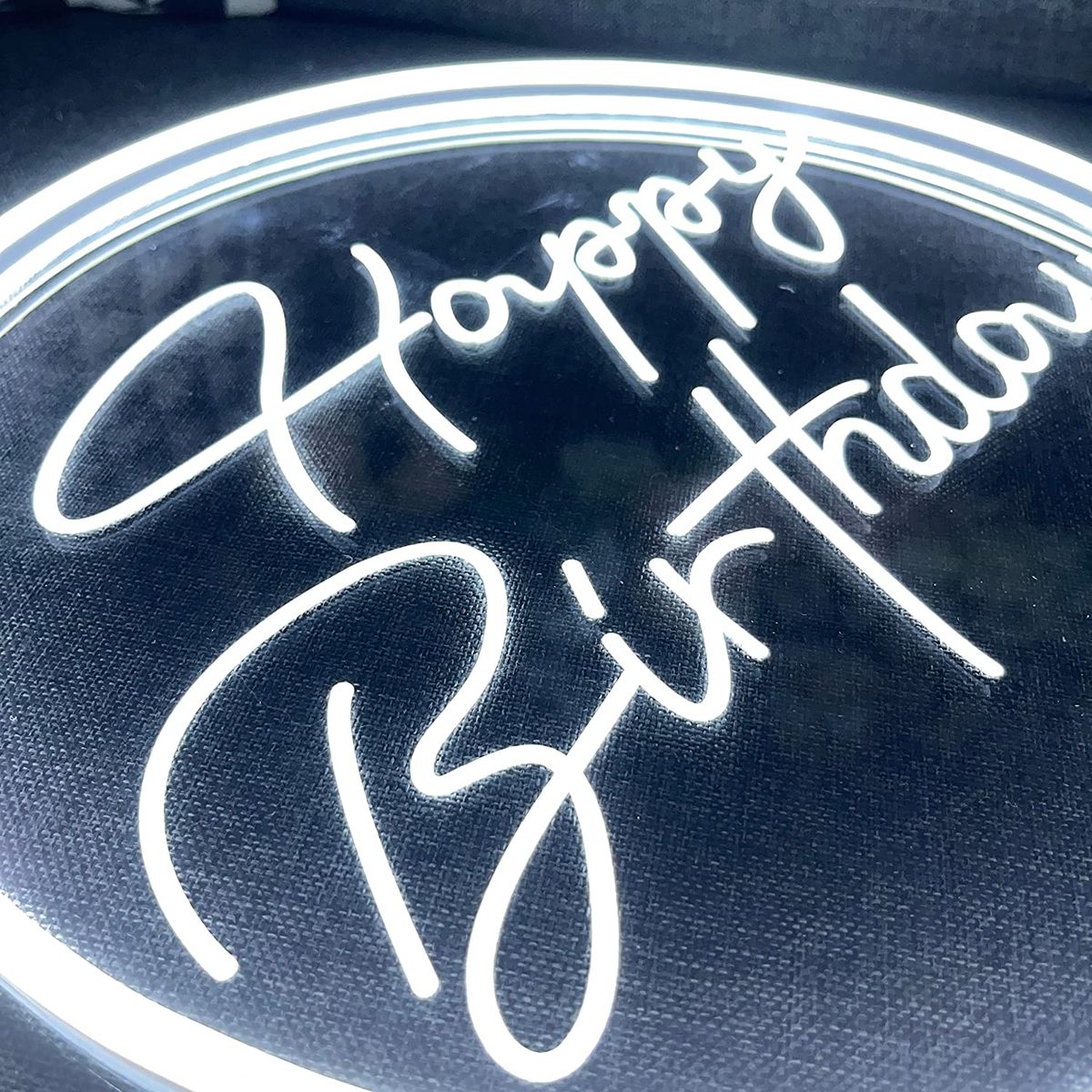 Happy Birthday Neon Light Decoration Logo For Party Bedroom