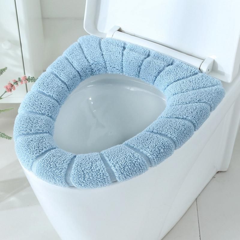 Multicolor Thickened Toilet Seat Cover Closestool Mat Toilet Seat Case Washable Comfortable Pads Washroom Restroom Accessorie