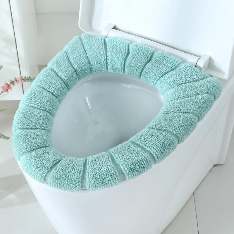 Multicolor Thickened Toilet Seat Cover Closestool Mat Toilet Seat Case Washable Comfortable Pads Washroom Restroom Accessorie