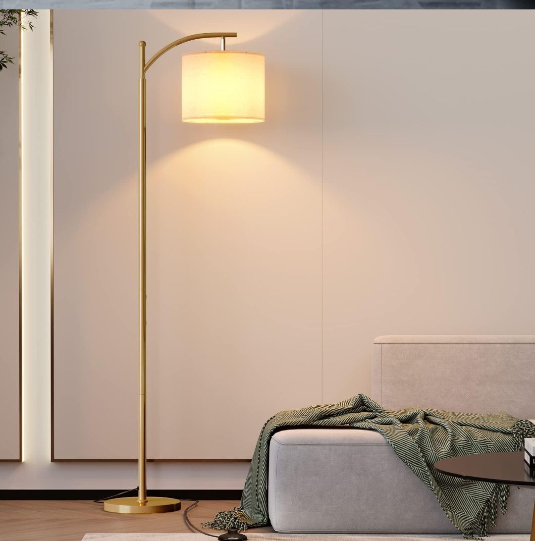 FLOOR LAMP - GOLD PLATED