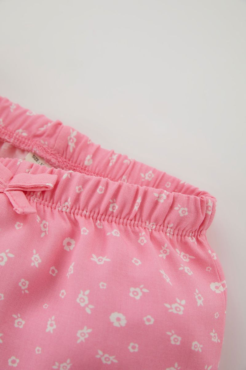 BabyGirl Casual Regular Fit Woven Short - Pink